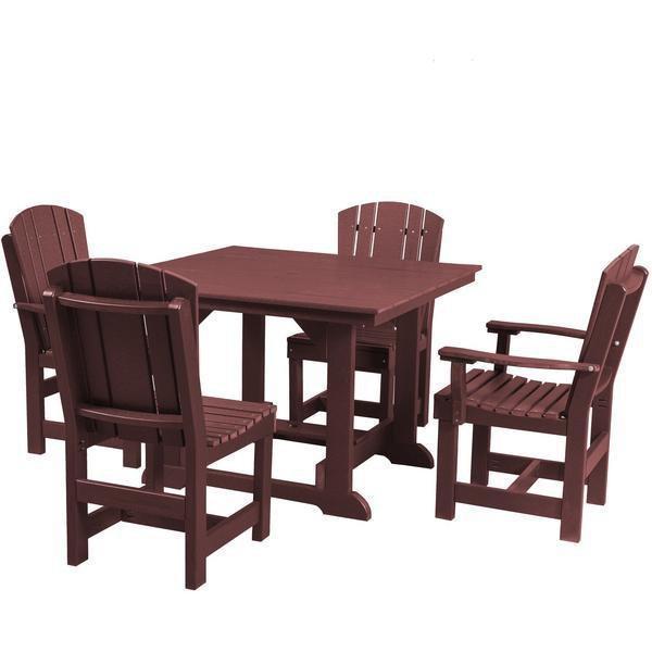 Wildridge Wildridge Heritage Recycled Plastic 5 Pc Dining Set Cherry Dining Sets LCC-186-C