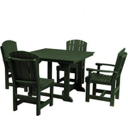 Wildridge Wildridge Heritage Recycled Plastic 5 Pc Dining Set Turf Green Dining Sets LCC-186-TG