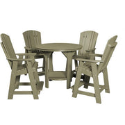 Wildridge Wildridge Heritage Recycled Plastic 5 Piece Pub Table Set Olive Dining Sets LCC-180-OL