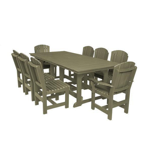 Wildridge Wildridge Heritage Recycled Plastic 9 Piece Dining Set Olive Dining Sets LCC-190-OL