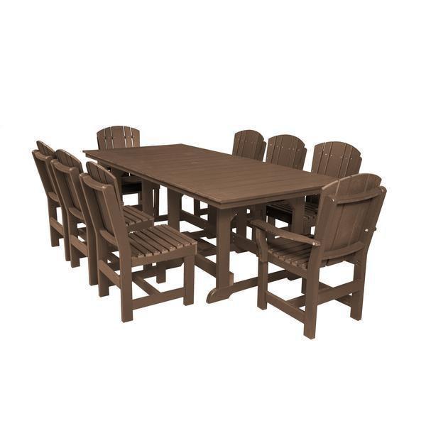 Wildridge Wildridge Heritage Recycled Plastic 9 Piece Dining Set Tudor Brown Dining Sets LCC-190-TB