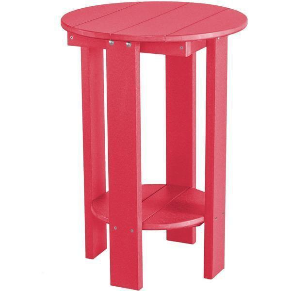Wildridge Wildridge Heritage Recycled Plastic Balcony Table Dark Pink Tables LCC-152-DP