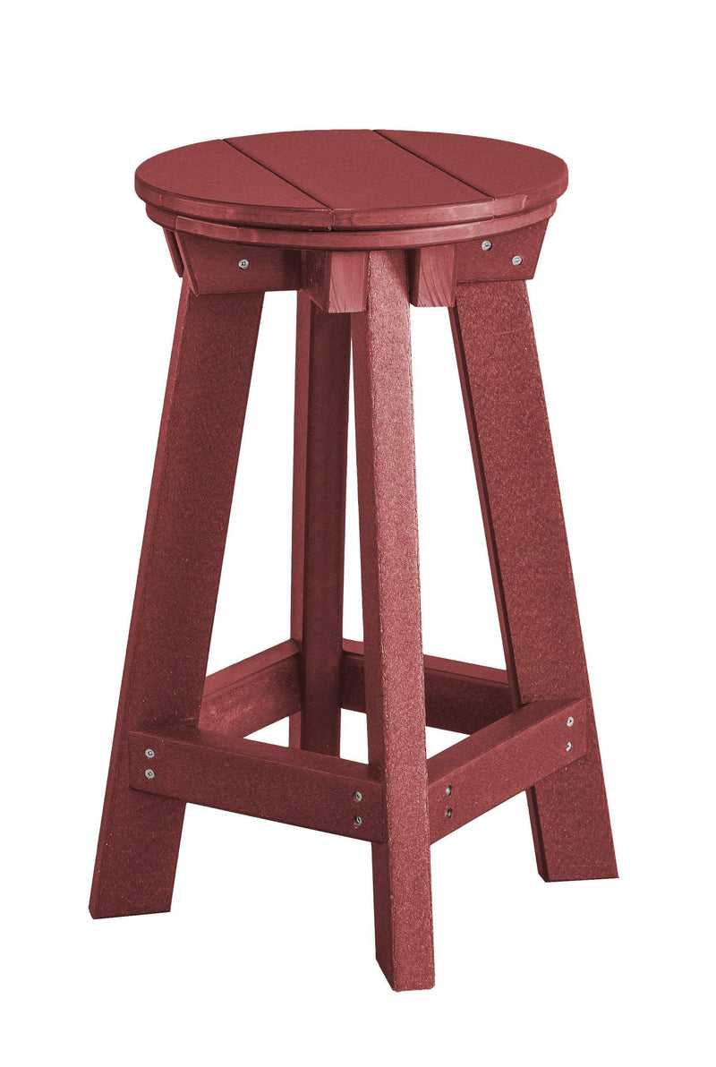 Wildridge Wildridge Heritage Recycled Plastic Bar Stool Cherry Stool LCC-182-C