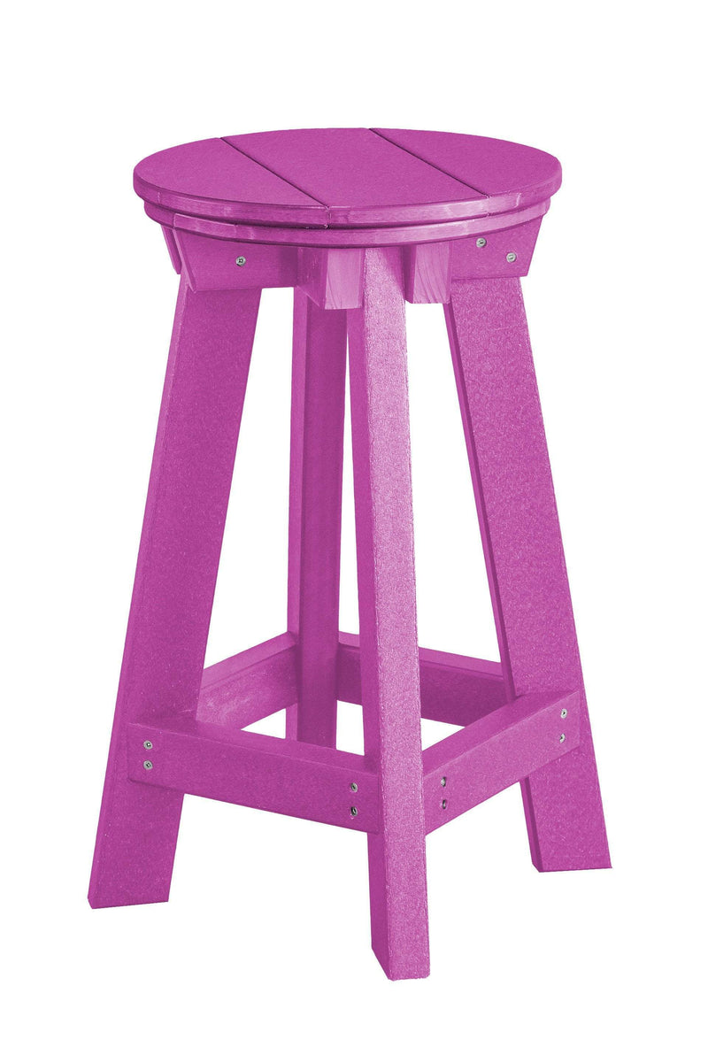 Wildridge Wildridge Heritage Recycled Plastic Bar Stool Purple Stool LCC-182-PU