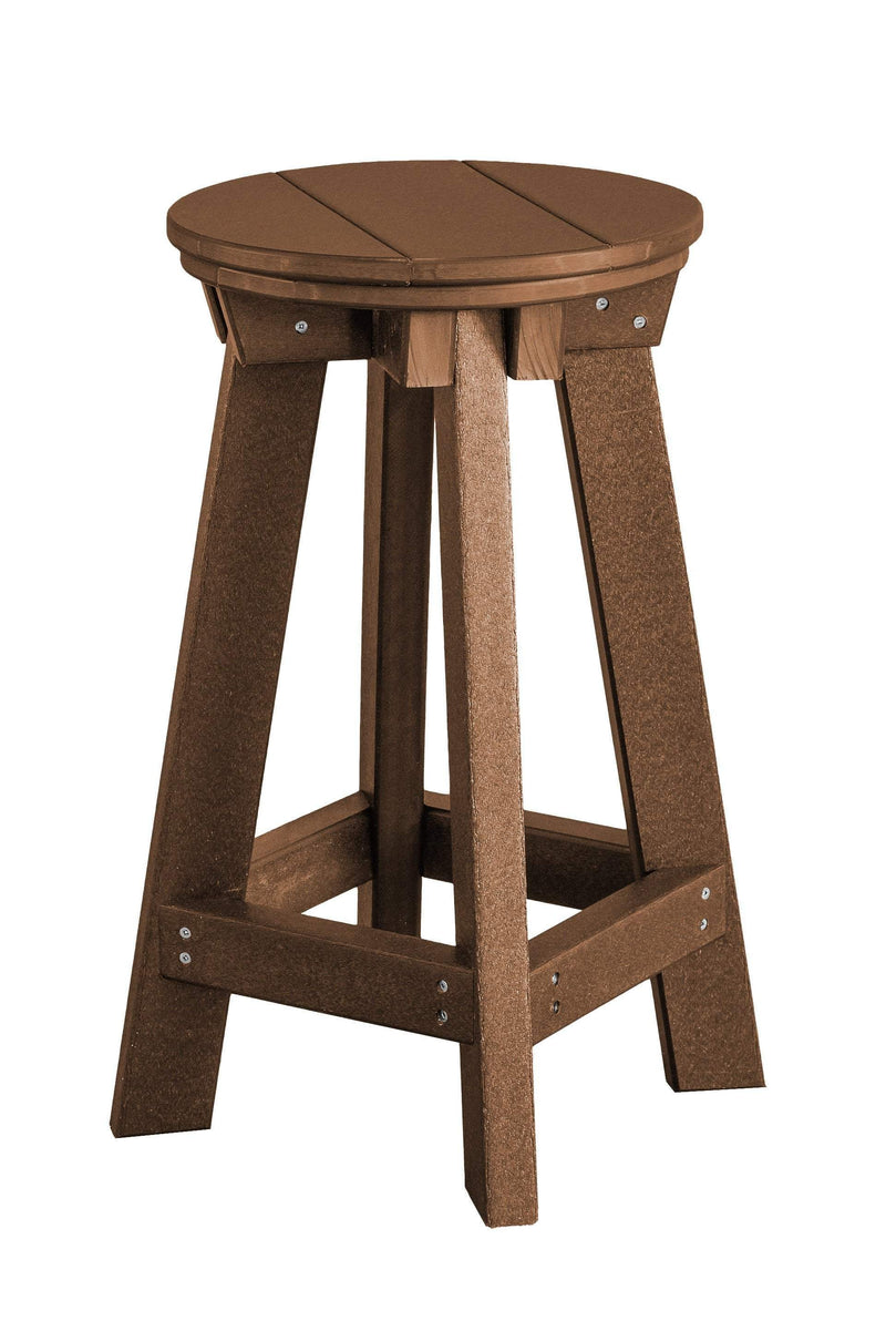 Wildridge Wildridge Heritage Recycled Plastic Bar Stool Tudor Brown Stool LCC-182-TB