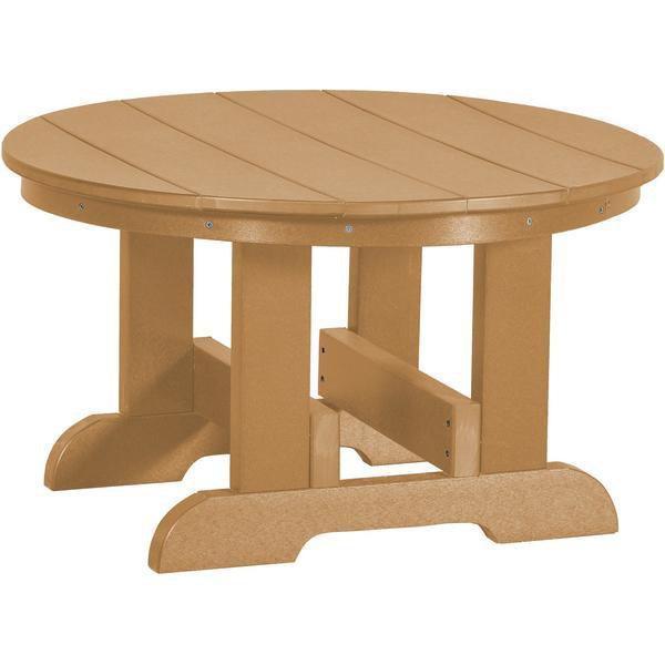 Wildridge Wildridge Heritage Recycled Plastic Conversation Table Cedar Conversa?tion Table LCC-121-CE