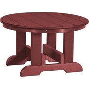 Wildridge Wildridge Heritage Recycled Plastic Conversation Table Cherry Conversa?tion Table LCC-121-C