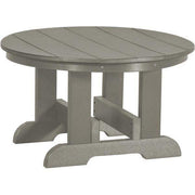 Wildridge Wildridge Heritage Recycled Plastic Conversation Table Light Gray Conversa?tion Table LCC-121-LG