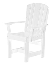 Wildridge Wildridge Heritage Recycled Plastic Dining Chair with Arms White Chair LCC-154-WH