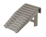 Wildridge Wildridge Heritage Recycled Plastic Folding Footstool Light Gray Folding Footstool LCC-116-LG