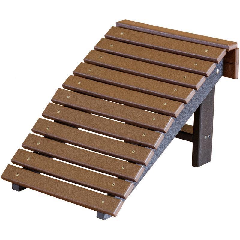 Wildridge Wildridge Heritage Recycled Plastic Folding Footstool Tudor Brown on Black Folding Footstool LCC-116-TBOB
