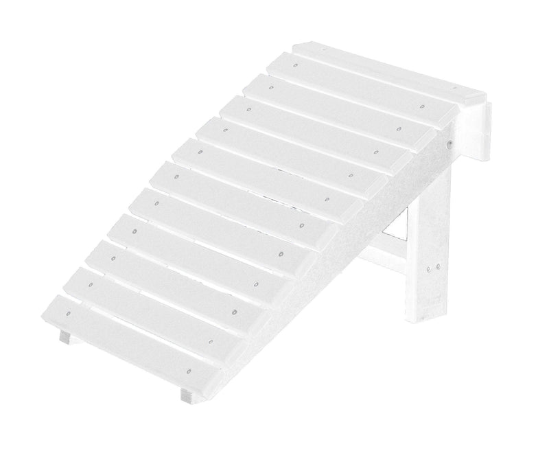 Wildridge Wildridge Heritage Recycled Plastic Folding Footstool White Folding Footstool LCC-116-WH