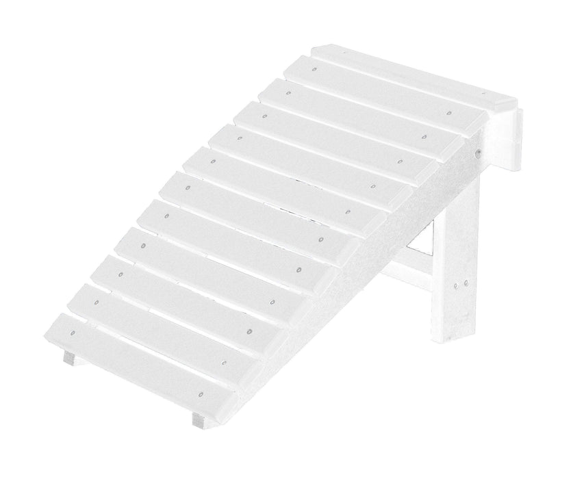 Wildridge Wildridge Heritage Recycled Plastic Folding Footstool White Folding Footstool LCC-116-WH