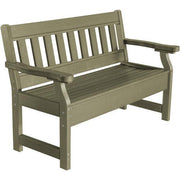 Wildridge Wildridge Heritage Recycled Plastic Garden Bench Olive Garden Bench LCC-124-OL