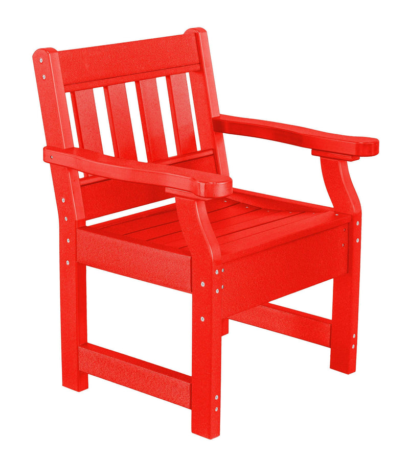 Wildridge Wildridge Heritage Recycled Plastic Garden Chair Bright Red Outdoor Chair LCC-123-BR