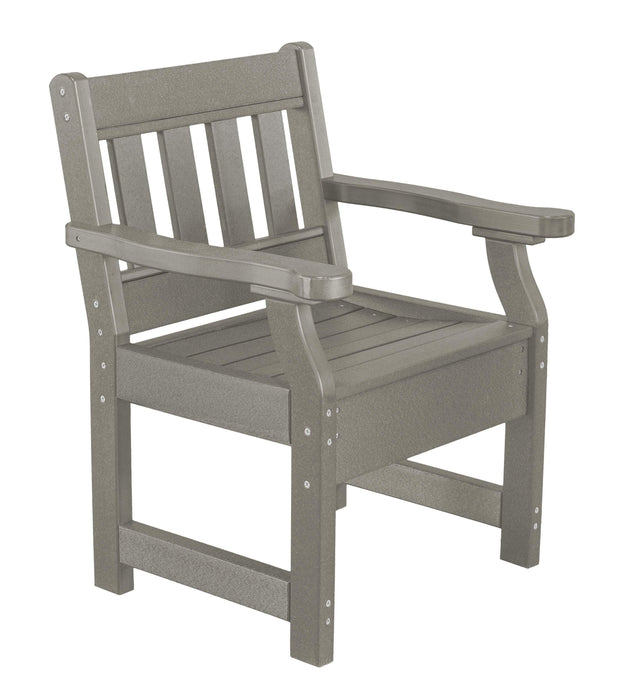Wildridge Wildridge Heritage Recycled Plastic Garden Chair Light Gray Outdoor Chair LCC-123-LG