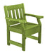 Wildridge Wildridge Heritage Recycled Plastic Garden Chair Lime Green Outdoor Chair LCC-123-LMG