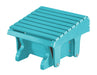 Wildridge Wildridge Heritage Recycled Plastic Gliding Footrest Aruba Blue Footrest LCC-118-AB