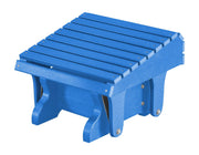 Wildridge Wildridge Heritage Recycled Plastic Gliding Footrest Blue Footrest LCC-118-BL