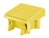 Wildridge Wildridge Heritage Recycled Plastic Gliding Footrest Lemon Yellow Footrest LCC-118-LY