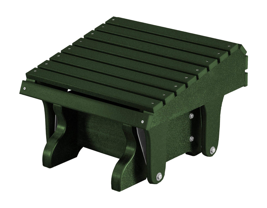 Wildridge Wildridge Heritage Recycled Plastic Gliding Footrest Turf Green Footrest LCC-118-TG