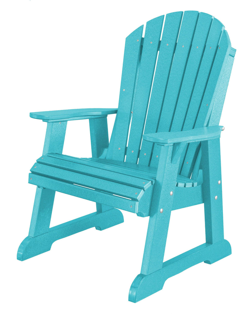 Wildridge Wildridge Heritage Recycled Plastic High Fan Back Chair Aruba Blue Outdoor Chair LCC-117-AB