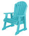 Wildridge Wildridge Heritage Recycled Plastic High Fan Back Chair Aruba Blue Outdoor Chair LCC-117-AB
