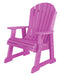 Wildridge Wildridge Heritage Recycled Plastic High Fan Back Chair Purple Outdoor Chair LCC-117-PU