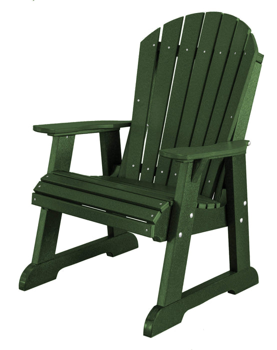 Wildridge Wildridge Heritage Recycled Plastic High Fan Back Chair Turf Green Outdoor Chair LCC-117-TG