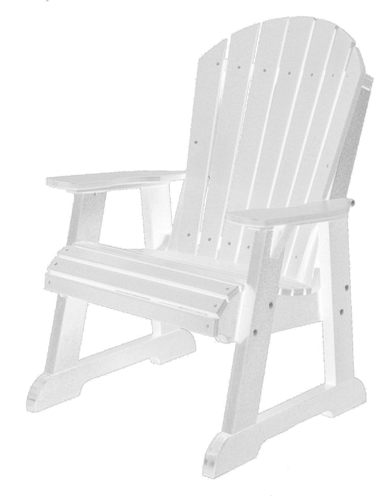 Wildridge Wildridge Heritage Recycled Plastic High Fan Back Chair White Outdoor Chair LCC-117-WH