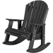 Wildridge Wildridge Heritage Recycled Plastic High Fan Back Rocker Chair Black Rocking Chair LCC-115-B