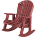 Wildridge Wildridge Heritage Recycled Plastic High Fan Back Rocker Chair Cherry Rocking Chair LCC-115-C