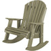 Wildridge Wildridge Heritage Recycled Plastic High Fan Back Rocker Chair Olive Rocking Chair LCC-115-OL