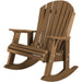 Wildridge Wildridge Heritage Recycled Plastic High Fan Back Rocker Chair Tudor Brown Rocking Chair LCC-115-TB