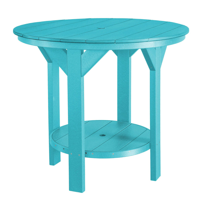 Wildridge Wildridge Heritage Recycled Plastic Pub Table Aruba Blue Tables LCC-179-AB