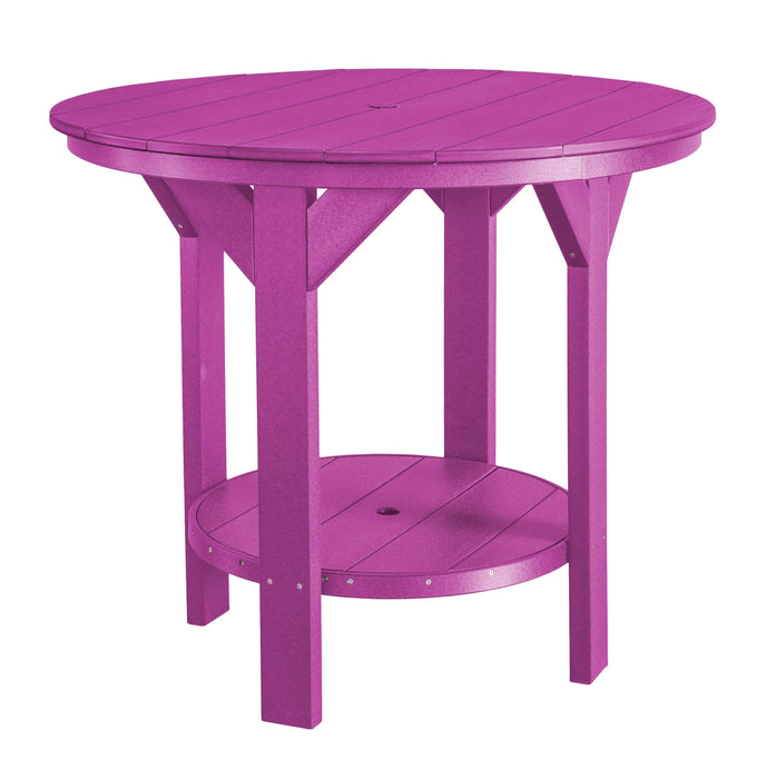 Wildridge Wildridge Heritage Recycled Plastic Pub Table Purple Tables LCC-179-PU
