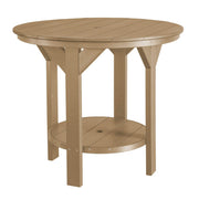 Wildridge Wildridge Heritage Recycled Plastic Pub Table Weatherwood Tables LCC-179-WW