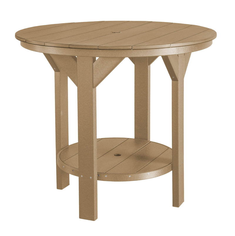 Wildridge Wildridge Heritage Recycled Plastic Pub Table Weatherwood Tables LCC-179-WW
