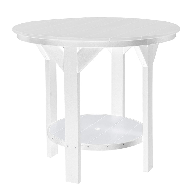 Wildridge Wildridge Heritage Recycled Plastic Pub Table White Tables LCC-179-WH