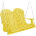 Wildridge Wildridge Heritage Two Seat 4ft. Recycled Plastic Porch Swing Lemon Yellow Porch Swing LCC-102-LY