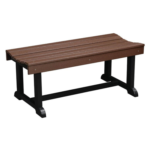 Wildridge Wildridge Outdoor Heritage 42 Inch Patio Bench Weatherwood on Tudor Brown Bench LCC-174-42-WWB