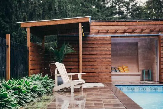 All Things Cedar outdoor furniture in a styled outdoor space